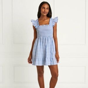 Hill House Home Elizabeth nap dress in blue gingham